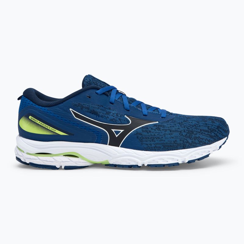 Мъжки обувки за бягане Mizuno Wave Prodigy 5 navy peony/ white/ sharp green 2