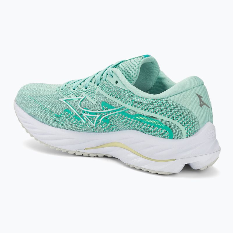 Дамски обувки за бягане Mizuno Wave Rider 27 egghell blue/white/anise flower 4