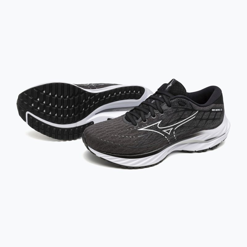 Дамски обувки за бягане Mizuno Wave Inspire 20 ebony/ white/ black 9