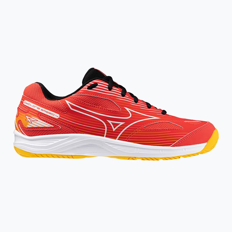 Мъжки волейболни обувки Mizuno Cyclone Speed 4 radiant red/white/carrot curl 8