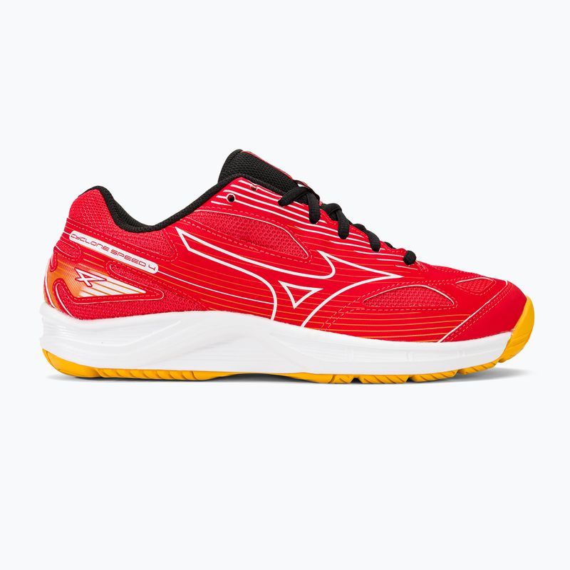 Мъжки волейболни обувки Mizuno Cyclone Speed 4 radiant red/white/carrot curl 2