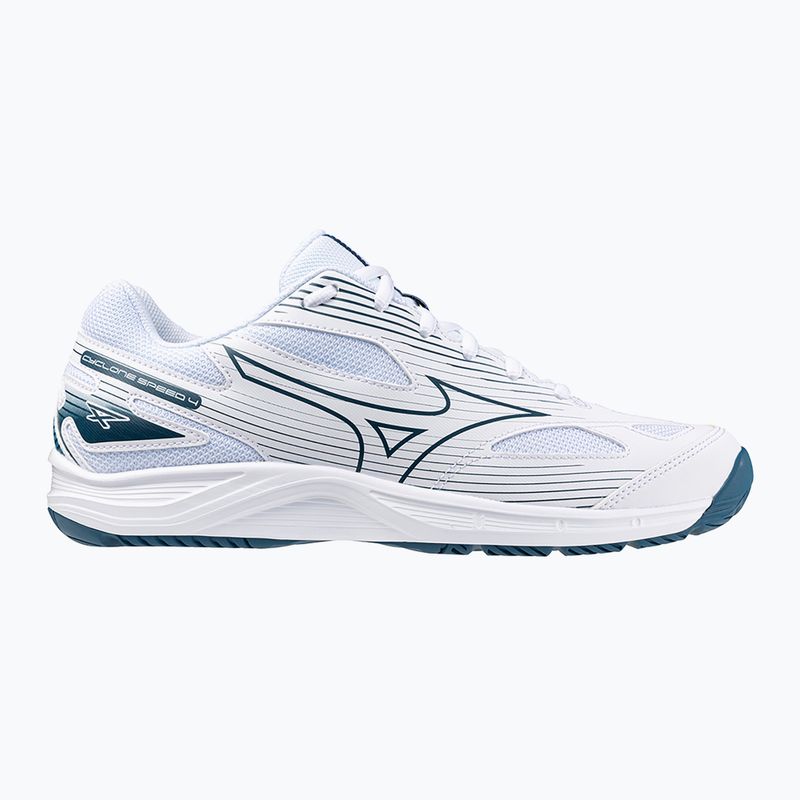 Мъжки обувки за волейбол Mizuno Cyclone Speed 4 white/sailor blue/silver 8