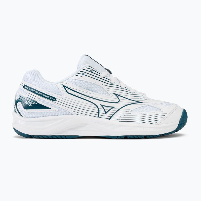 Мъжки обувки за волейбол Mizuno Cyclone Speed 4 white/sailor blue/silver 2