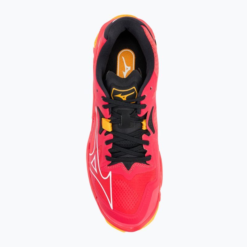 Mizuno Wave Lightning Z8 обувки за волейбол в сияйно червено/бяло/морковено къдрене 5