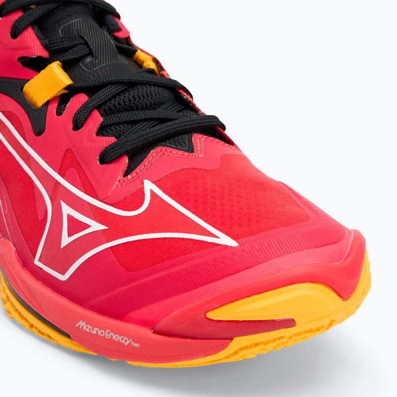 Mizuno Wave Lightning Z8 обувки за волейбол в сияйно червено/бяло/морковено къдрене 7