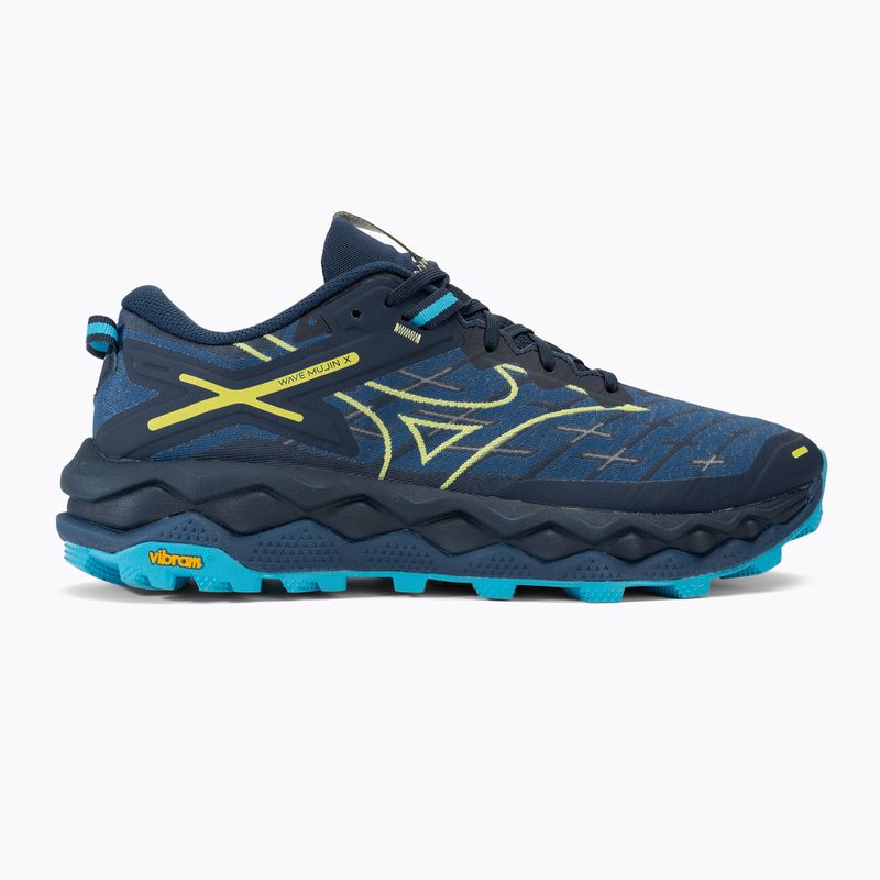 Мъжки обувки за бягане Mizuno Wave Mujin 10 dress blues/sharp green/swim cap 2