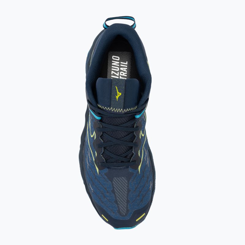 Мъжки обувки за бягане Mizuno Wave Mujin 10 dress blues/sharp green/swim cap 5