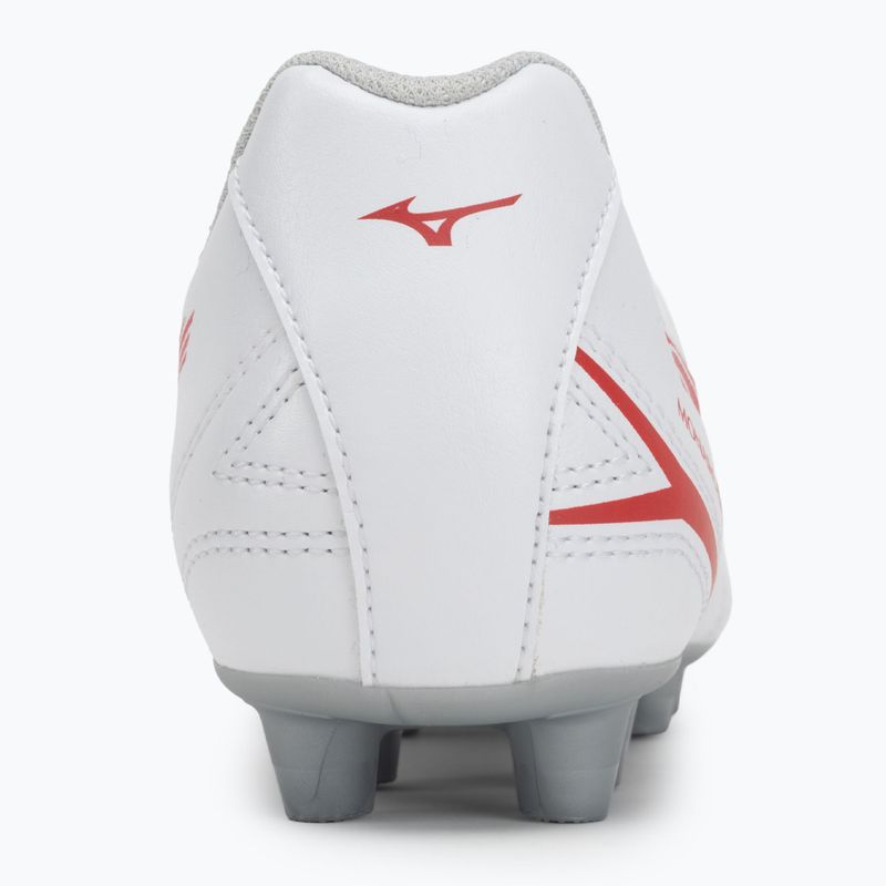 Детски футболни обувки Mizuno Monarcida Neo III Select Jr MD бяло/радиант червено 6