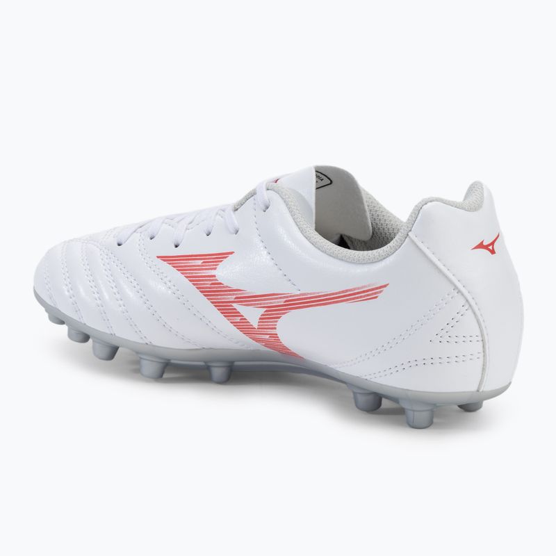 Детски футболни обувки Mizuno Monarcida Neo III Select AG white/radiant red 3