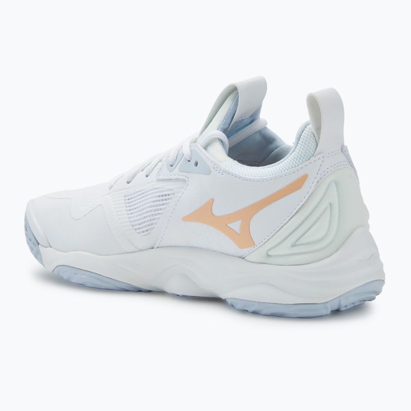 Дамски обувки за волейбол Mizuno Wave Momentum 3 white/ navy peony/ peach parfait 3