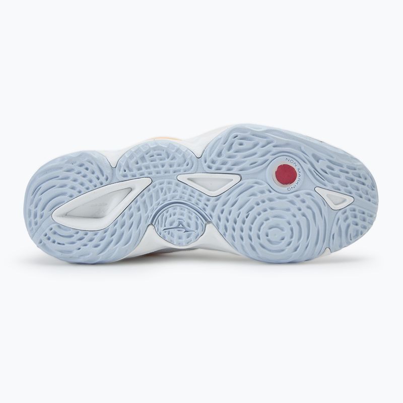 Дамски обувки за волейбол Mizuno Wave Momentum 3 white/ navy peony/ peach parfait 4