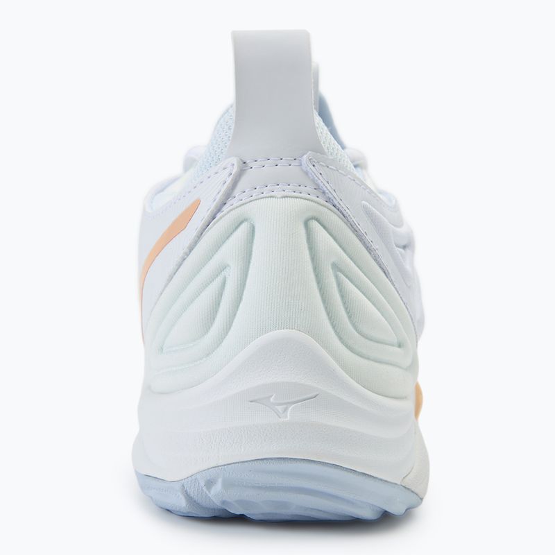 Дамски обувки за волейбол Mizuno Wave Momentum 3 white/ navy peony/ peach parfait 6