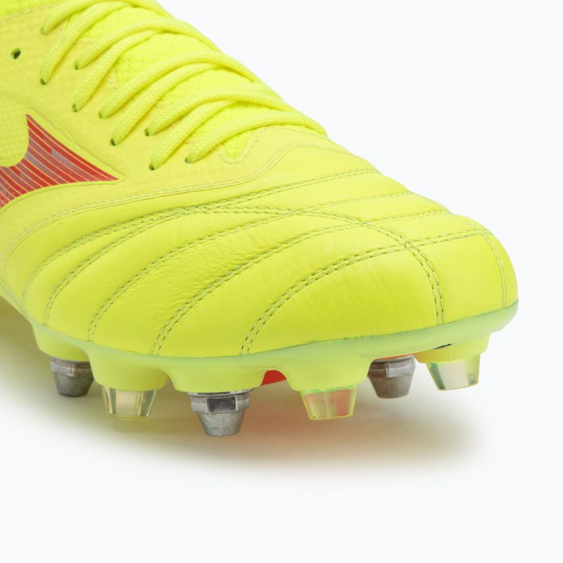 Mizuno Morelia Neo IV β Elite MIX safety yellow/fiery coral 2/safety yellow мъжки футболни обувки 7