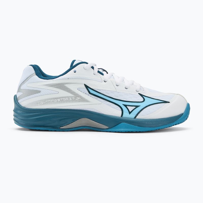 Детски обувки за волейбол Mizuno Lightning Star Z7 white/sailor blue/silver 2