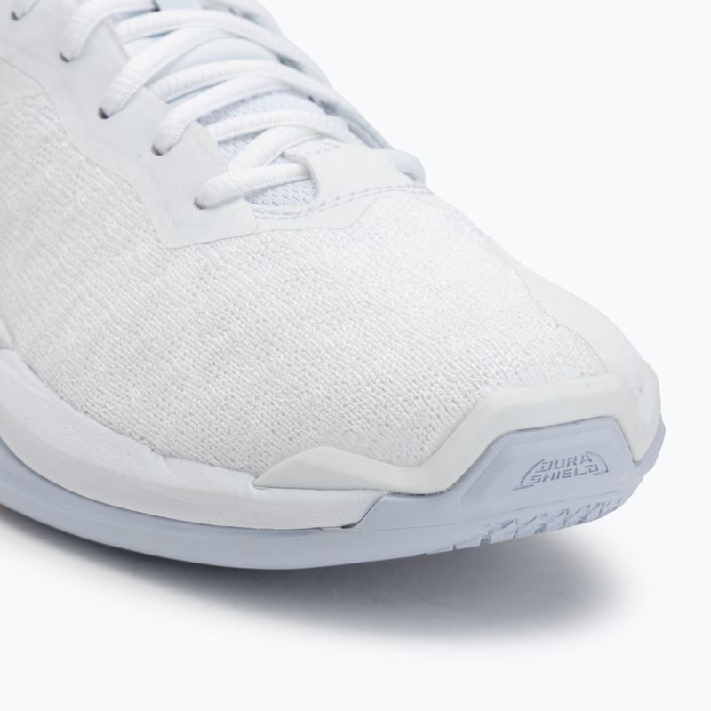 Дамски обувки за хандбал Mizuno Wave Stealth Neo white/navy peony/peach parfait 7