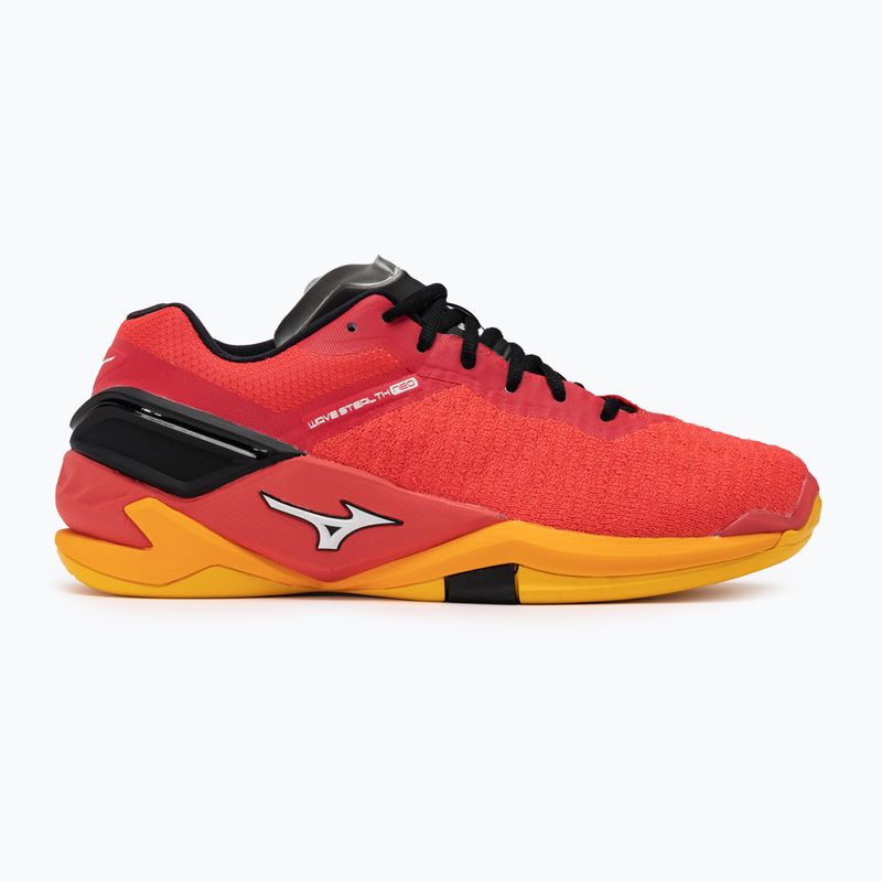 Мъжки обувки за хандбал Mizuno Wave Stealth Neo radiant red/white/carrot curl 2