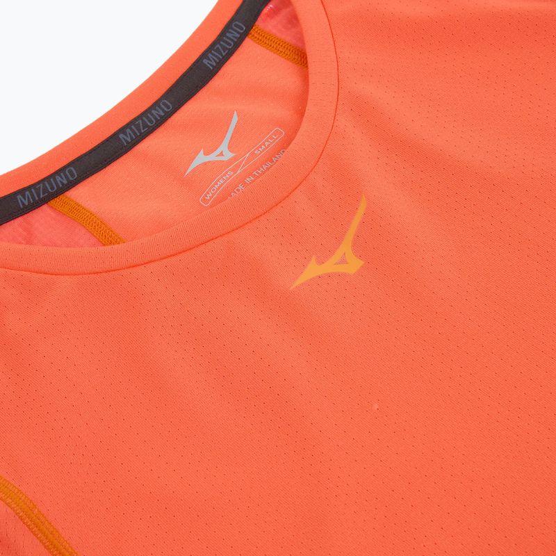 Дамска тениска за бягане Mizuno DryAeroFlow Tee nasturtium 3