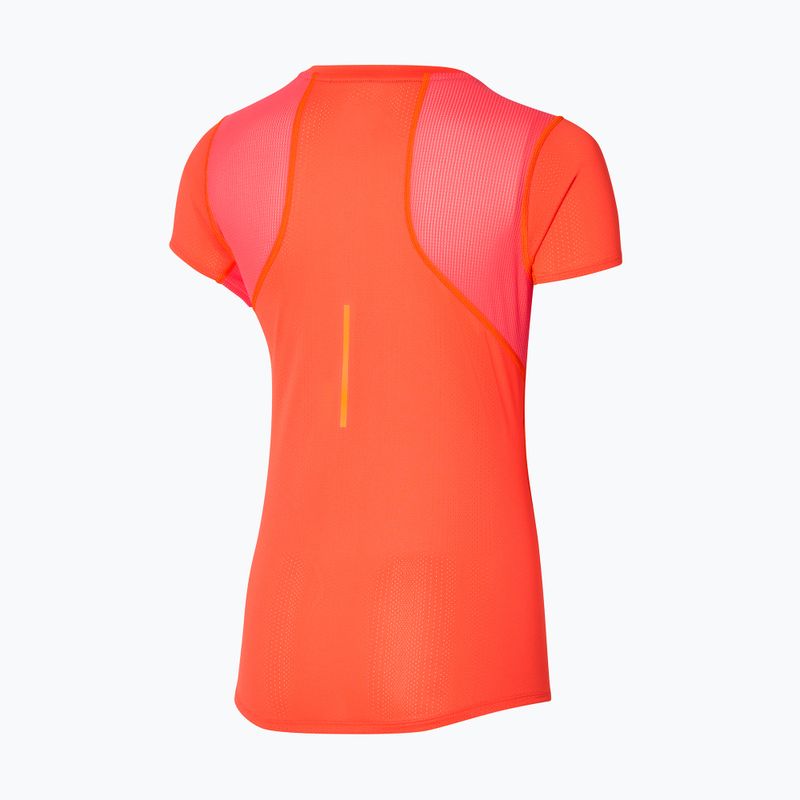 Дамска тениска за бягане Mizuno DryAeroFlow Tee настурция 2