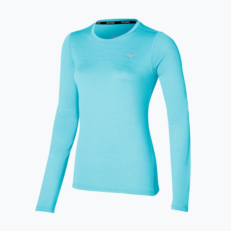 Дамска тениска с дълъг ръкав Mizuno Impulse Core LS Tee blue glow