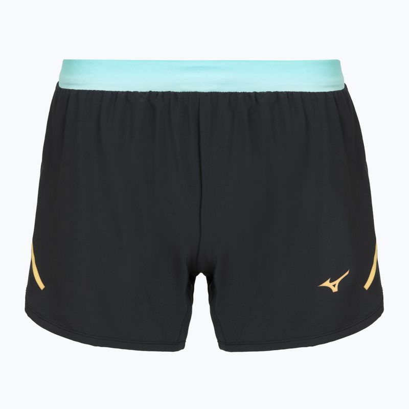Дамски къси панталони за бягане Mizuno Aero 4' black