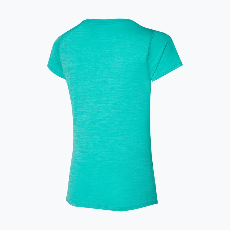 Дамска тениска за бягане Mizuno Impulse Core RB Tee blue turquoise 2