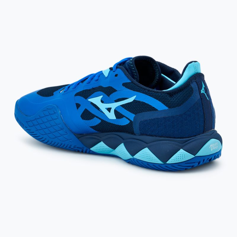 Мъжки обувки за тенис Mizuno Wave Enforce Tour AC mugen blue/white/river blue 3