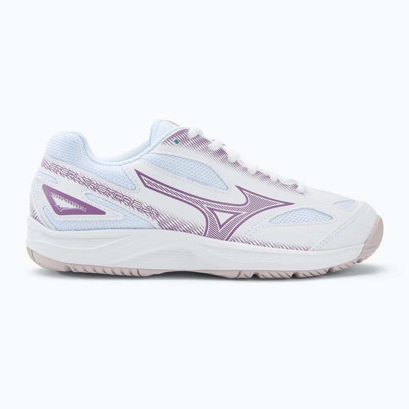 Обувки за хандбал Mizuno Stealth Star 2 white/patrician purple/quince 2