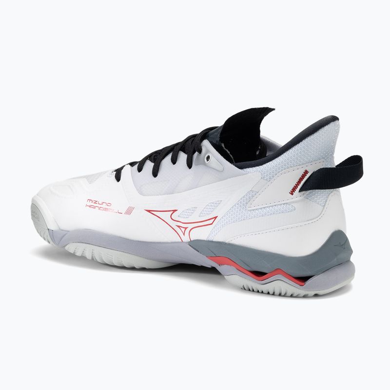 Мъжки обувки за хандбал Mizuno Wave Mirage 5 white/salsa/black 3