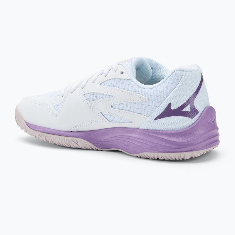 Детски обувки за волейбол Mizuno Lightning Star Z7 white/patrician purple/quince 3