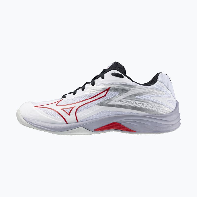 Детски волейболни обувки Mizuno Lightning Star Z7 white/salsa/black 8