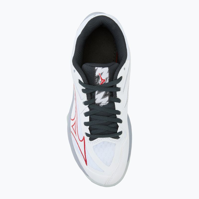 Детски волейболни обувки Mizuno Lightning Star Z7 white/salsa/black 5