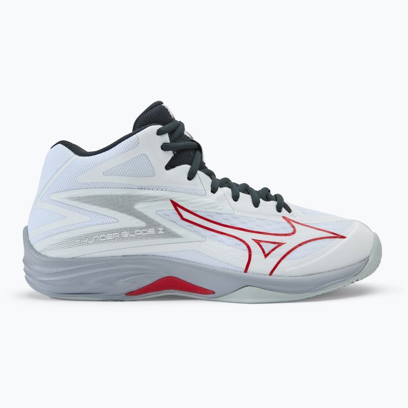 Мъжки обувки за волейбол Mizuno Thunder Blade Z Mid white/salsa/black 2