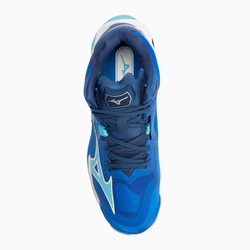 Мъжки обувки за волейбол Mizuno Wave Lightning Z8 Mid mugen blue/white/estate blue 5