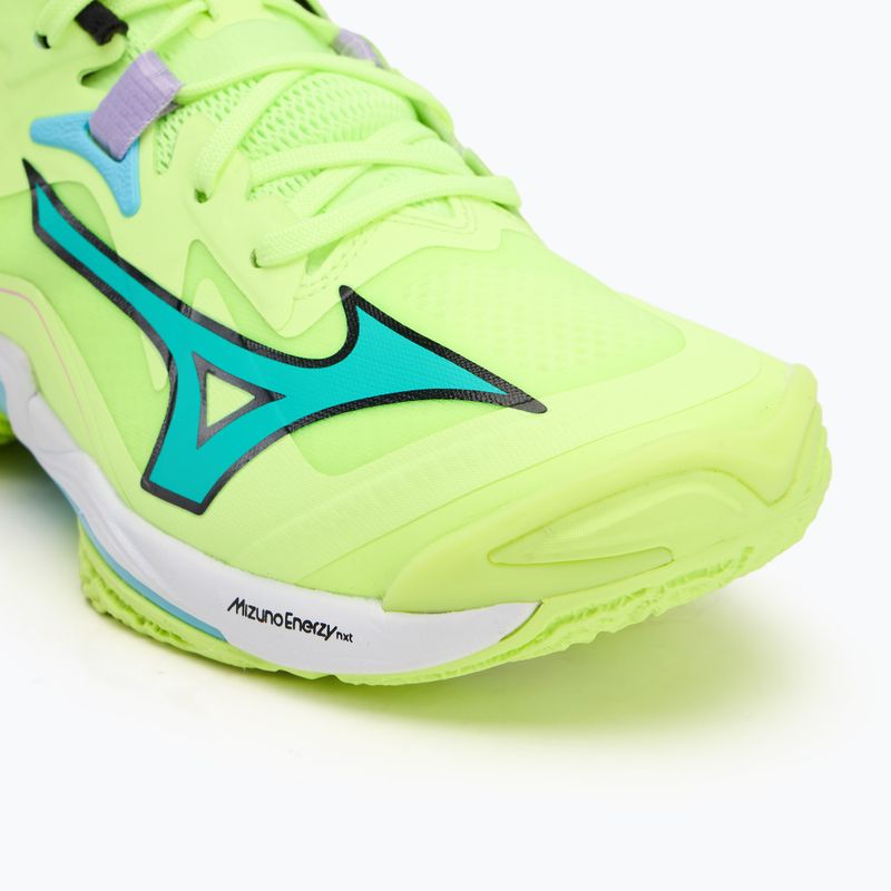 Обувки за волейбол Mizuno Wave Lightning Z8 Mid neo lime/black/splish splash 7