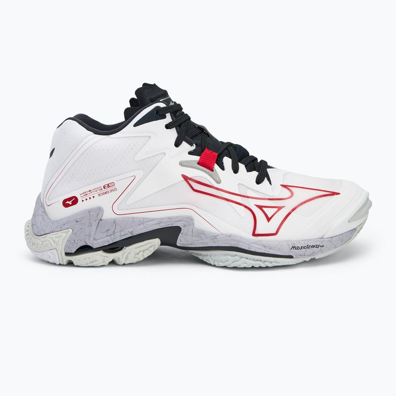 Обувки за волейбол Mizuno Wave Lightning Z8 Mid white/salsa/black 2