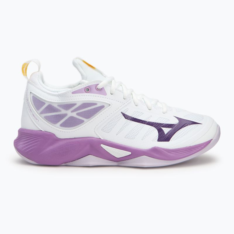 Дамски обувки за волейбол Mizuno Wave Dimension white/patrician purple/quince 2