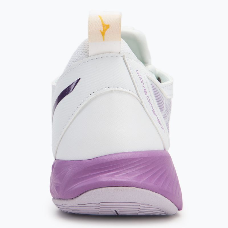 Дамски обувки за волейбол Mizuno Wave Dimension white/patrician purple/quince 6