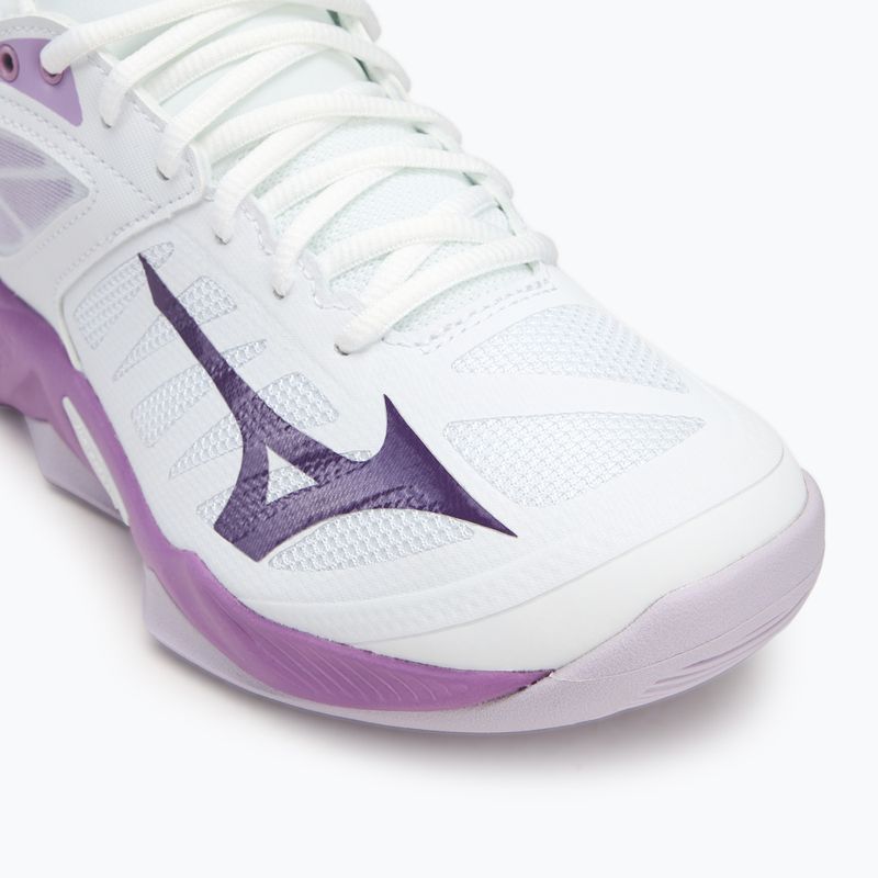 Дамски обувки за волейбол Mizuno Wave Dimension white/patrician purple/quince 7
