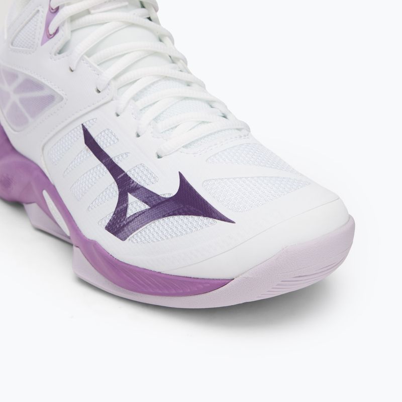 Дамски обувки за волейбол Mizuno Wave Dimension Mid white/patrician purple/quince 7