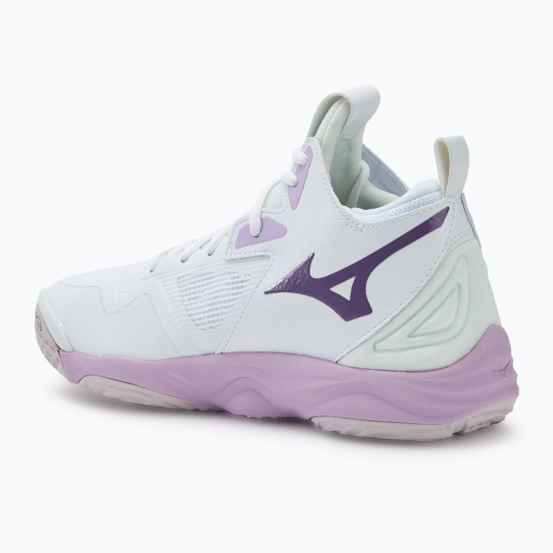Дамски обувки за волейбол Mizuno Wave Momentum 3 Mid white/patrician purple/quince 3