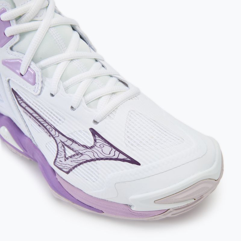 Дамски обувки за волейбол Mizuno Wave Momentum 3 Mid white/patrician purple/quince 7