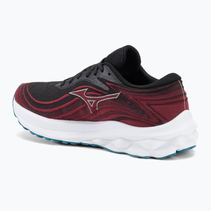 Мъжки обувки за бягане Mizuno Wave Skyrise 5 black/white sand/rumba red 3