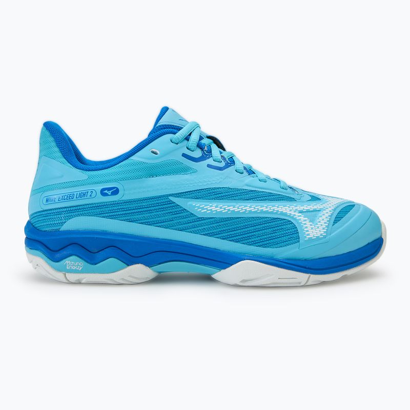 Дамски обувки за тенис Mizuno Wave Exceed Light 2 AC river blue/white/mugen blue 2