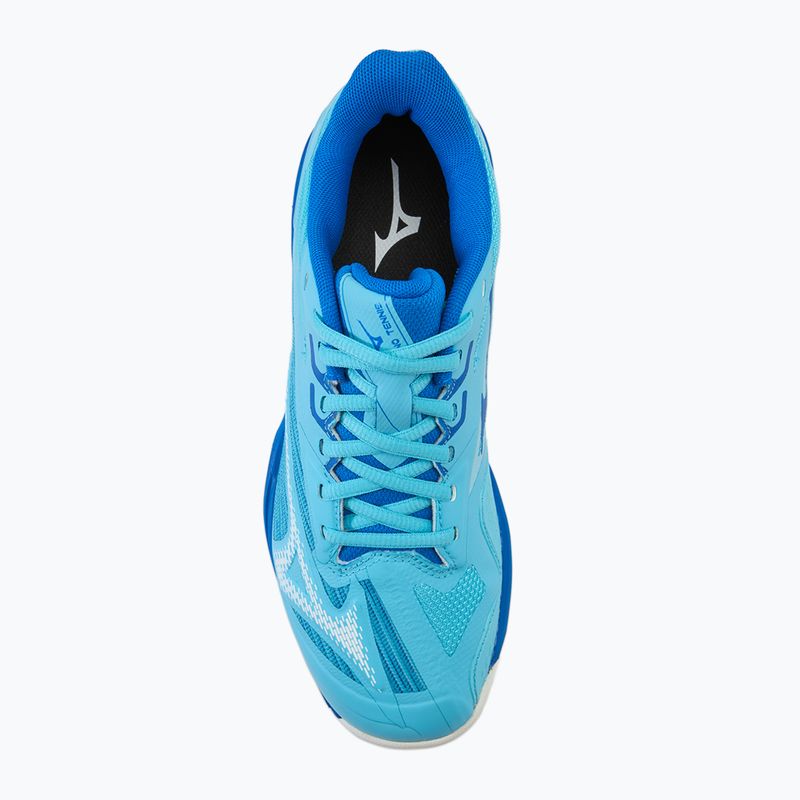Дамски обувки за тенис Mizuno Wave Exceed Light 2 AC river blue/white/mugen blue 5