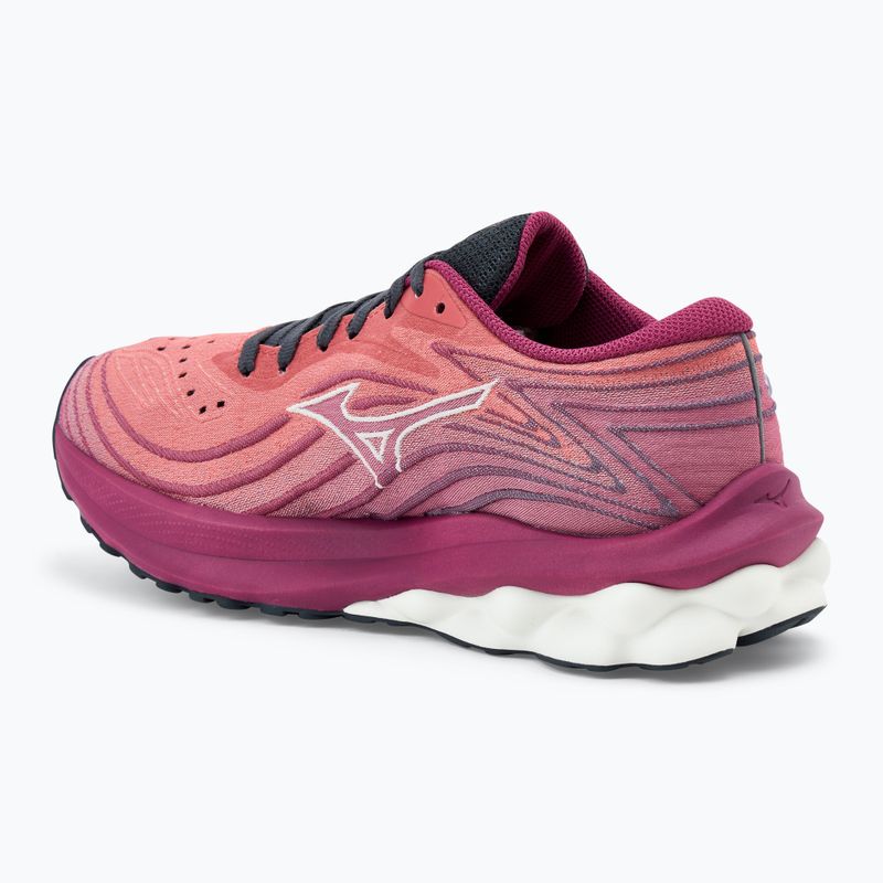 Дамски обувки за бягане Mizuno Wave Skyrise 5 mineral red/white sand/violet quartz 3