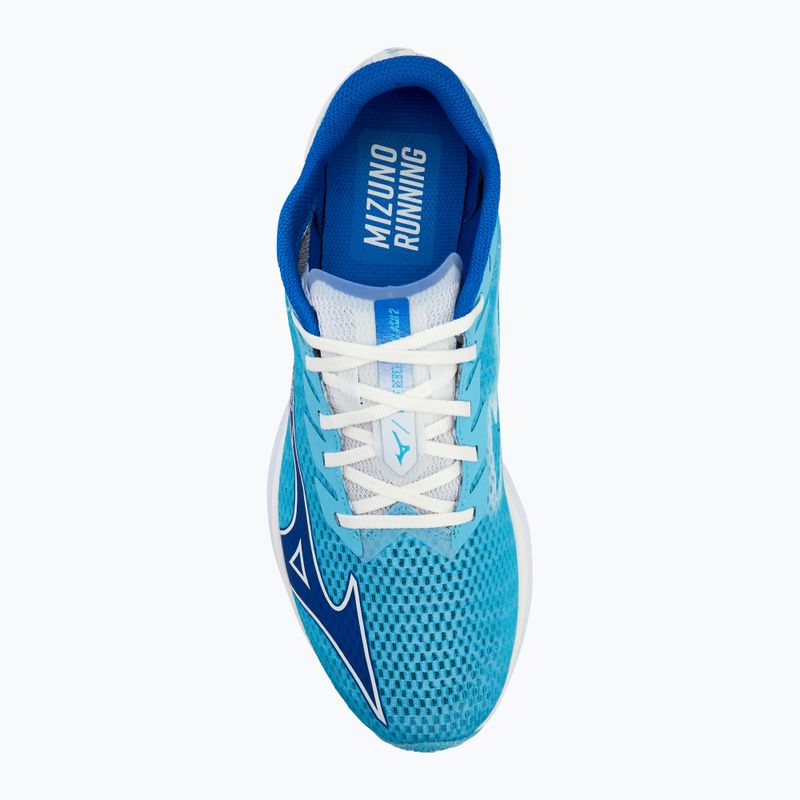 Мъжки обувки за бягане Mizuno Wave Rebellion Flash 2 river blue/ mugen blue/ white 5