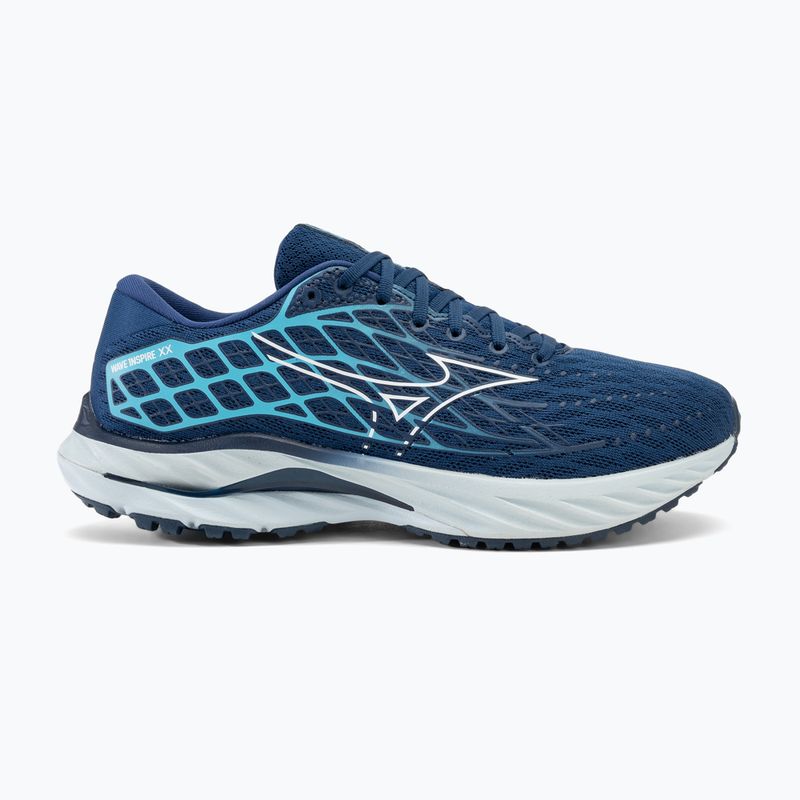 Мъжки обувки за бягане Mizuno Wave Inspire 20 estate blue/white/river blue 2