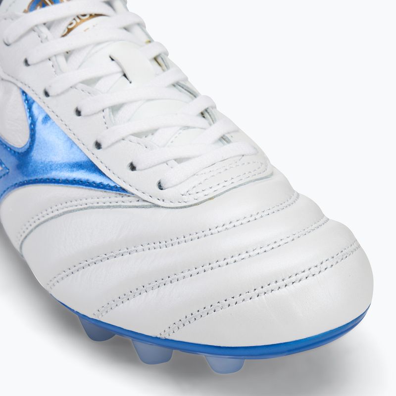 Мъжки футболни обувки Mizuno Morelia II Japan Md white/laser blue/gold 7