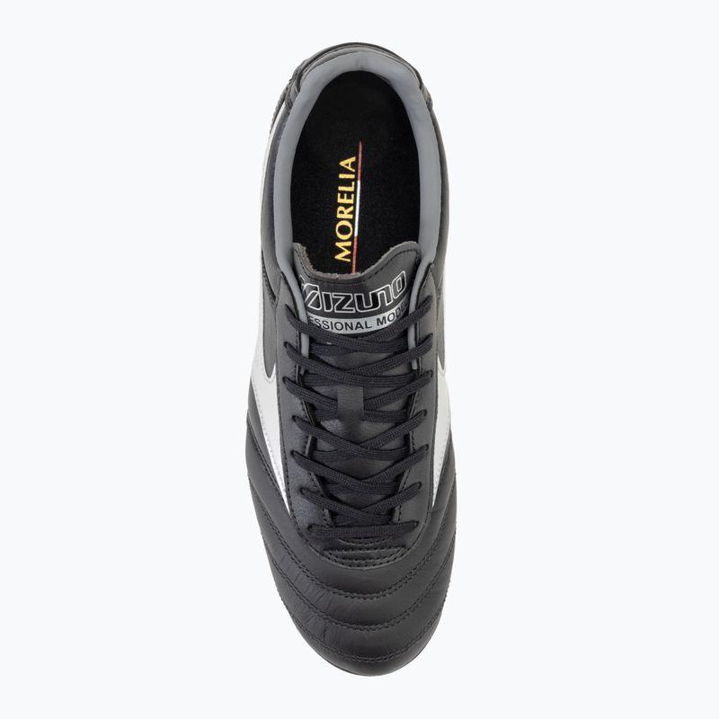 Мъжки футболни обувки Mizuno Morelia II Pro MD black/galaxy silver/dark shadow 5