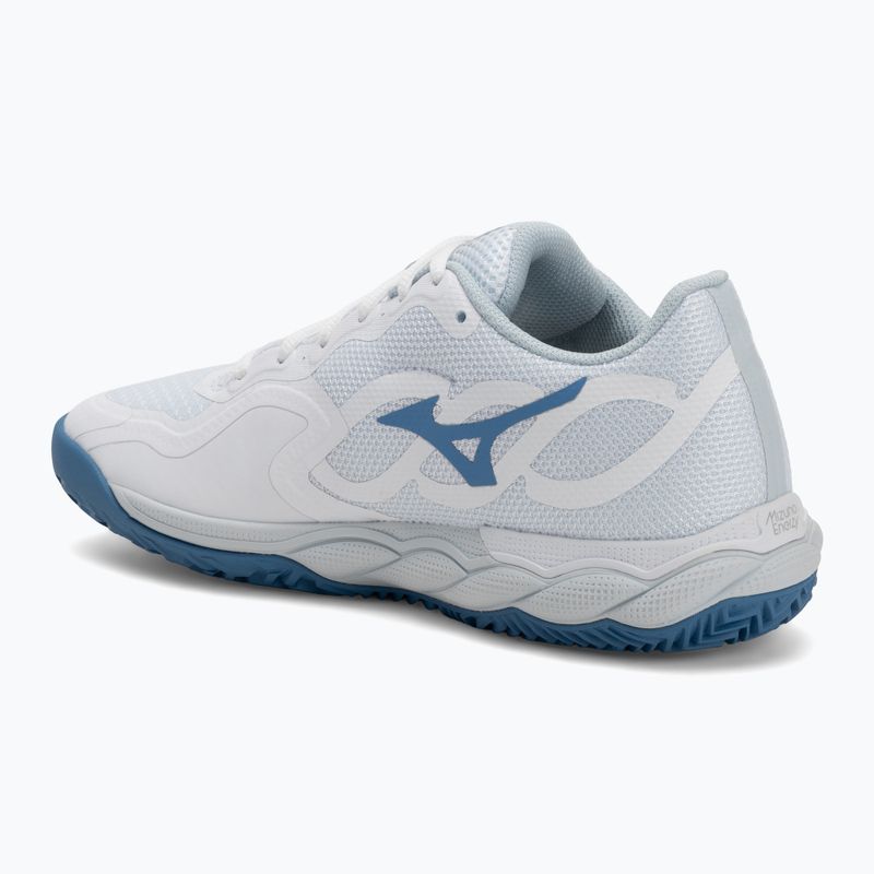 Дамски обувки за тенис Mizuno Wave Enforce Court CC white/ parisian blue/ plein air 3